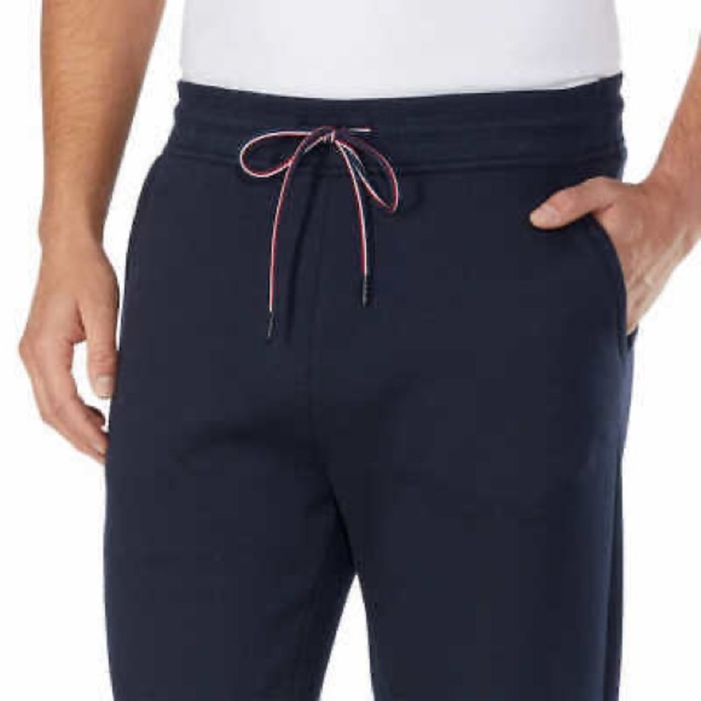 NEW!! Tommy Hilfiger Men's Wordmark Brushed Fleece Jogger Pants - Picture 2 of 4
